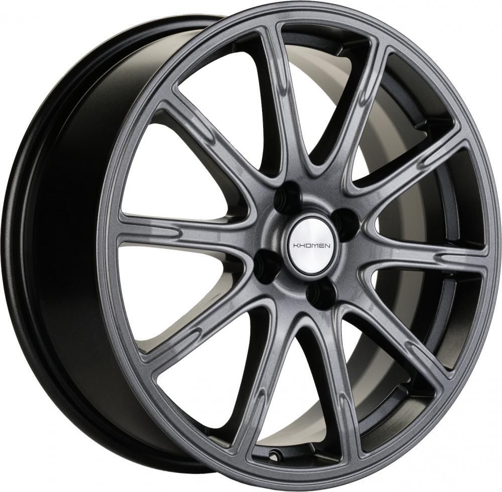 Khomen 1707 6.5x17 4x100 ET 43 Dia 60.1 (grey)