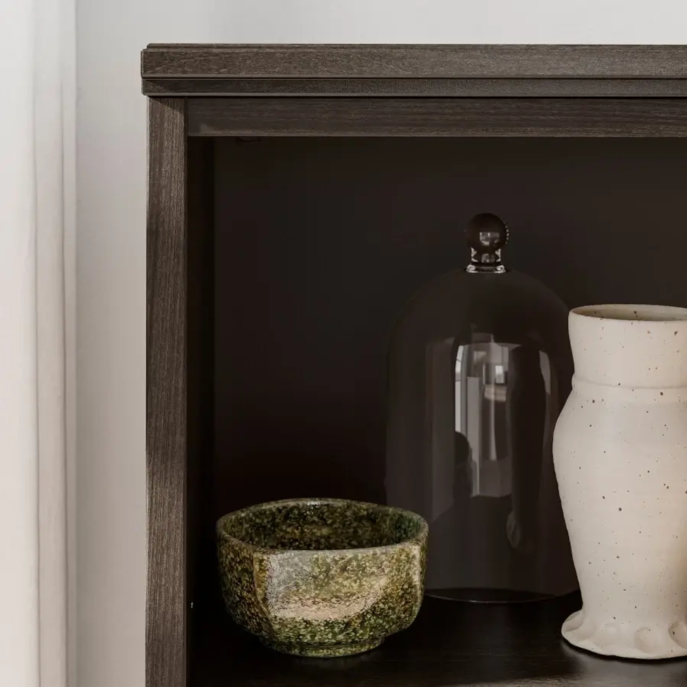 Книжный шкаф - IDANÄS / IDANАS  IKEA/ ИДАНЭС ИКЕА,  244х211 см, коричневый