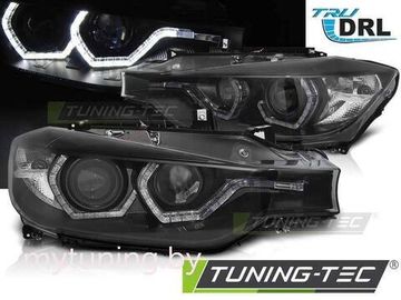 Фары ANGEL EYES LED DRL BLACK для BMW F30/F31 LCI 15-18