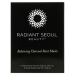 Radiant Seoul, тканевые маски с древесным углем для восстановления баланса, 5 шт., 25 мл (0,85 унции) каждая