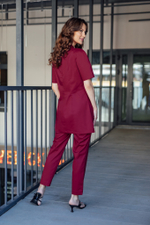 Костюм медицинский женский Бл-356+Б-122 клеон экстра со спины