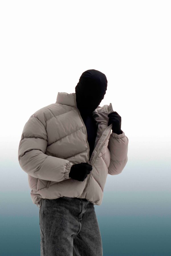 Пуховик Frame Puffer Grey серый - фото 2