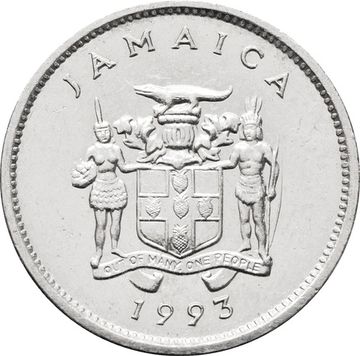 5 центов 1993 Ямайка