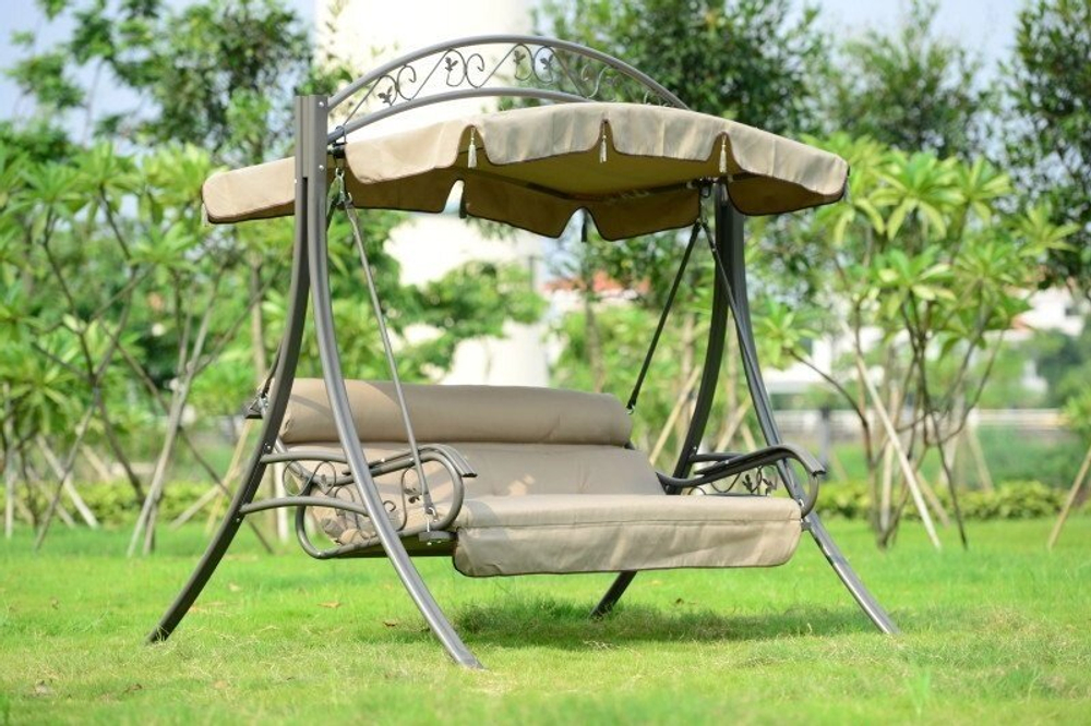 Садовые качели Arabo, серый