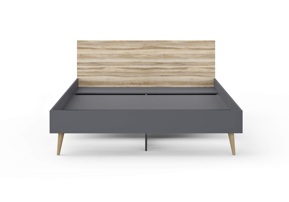 Кровать Ines (графит) (180x190)