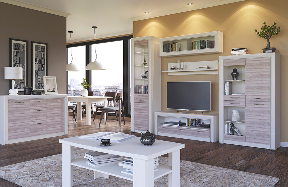 Шкаф с витриной