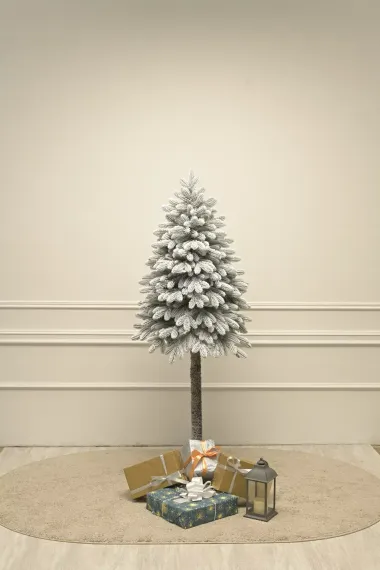 Искусственная елка Валдайская заснеженная 180 см., 100% литая хвоя, ЕлкиТорг (272180)