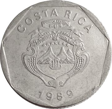 5 колонов 1989 Коста-Рика