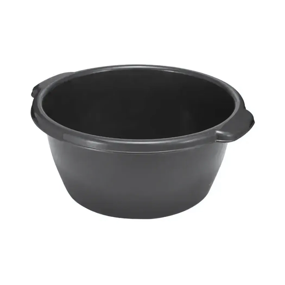 Таз круглый 14л (темно-серый)