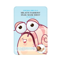 Маска на тканевой основе для лица улиточная MILATTE FASHIONY SNAIL MASK SHEET 21гр