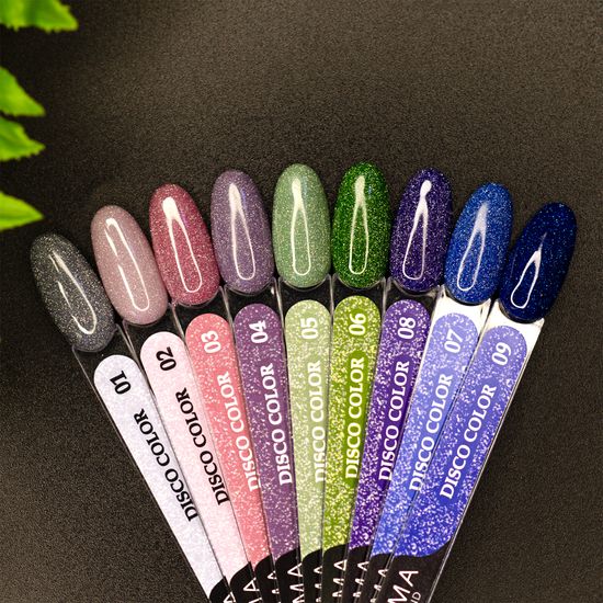 Гель-лак ENIGMA 10 мл. Disco color 08 светоотражающий