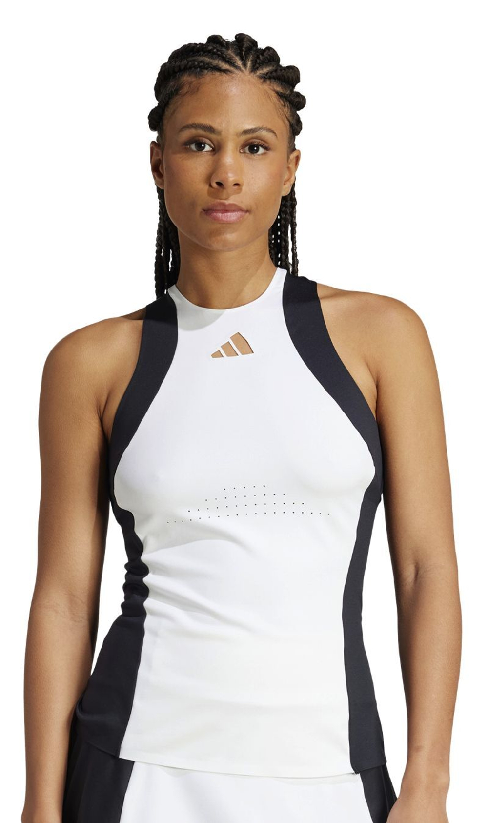 Женский топ теннисный Adidas Tennis Premium Tank Top - white/black