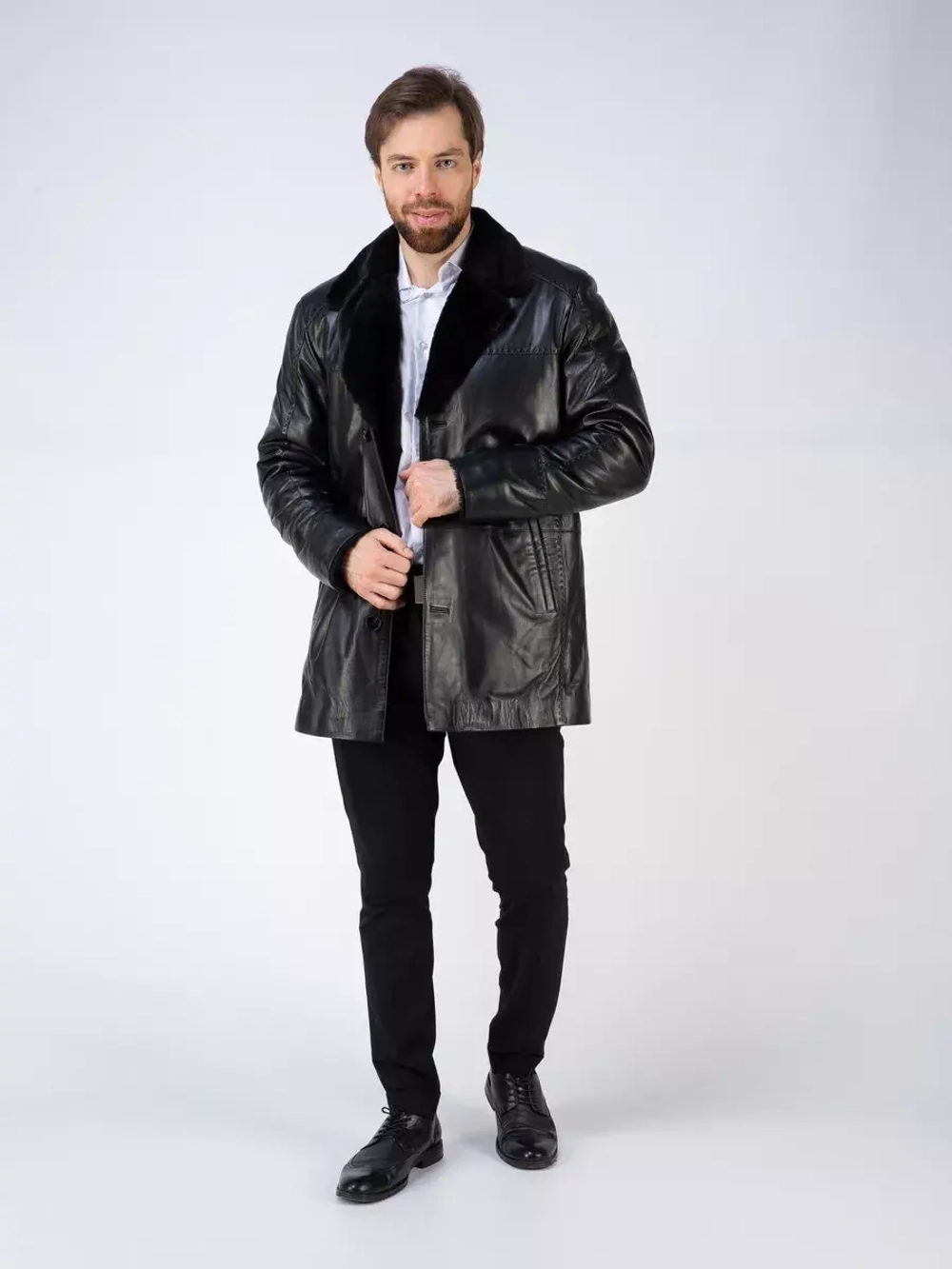 Дубленка натуральная куртка зимняя