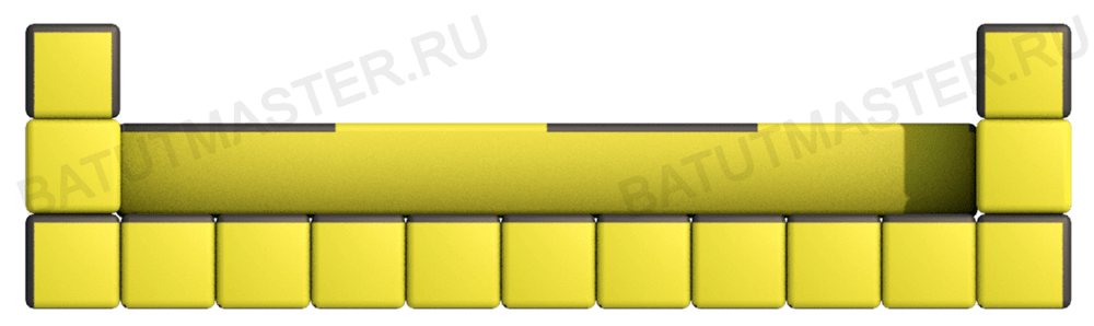 Надувной модуль препятствий «Шины»