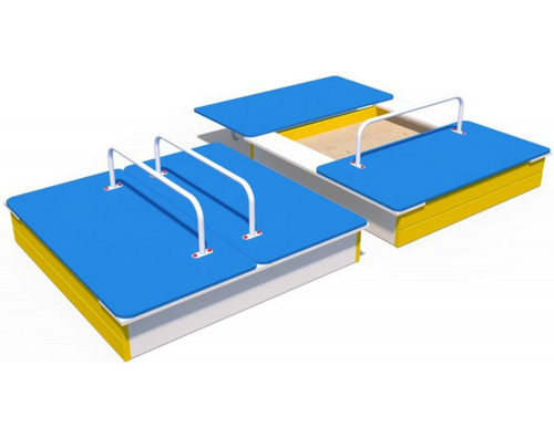 Песочница с крышкой Кроха ИО 02092