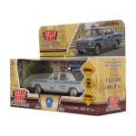 Модель ин. мет. "ГАЗ-2401 волга. полиция" 12см, серебристый в коробка 2401-12POL-SR (Технопарк)