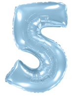 Шар Цифра Голубая
