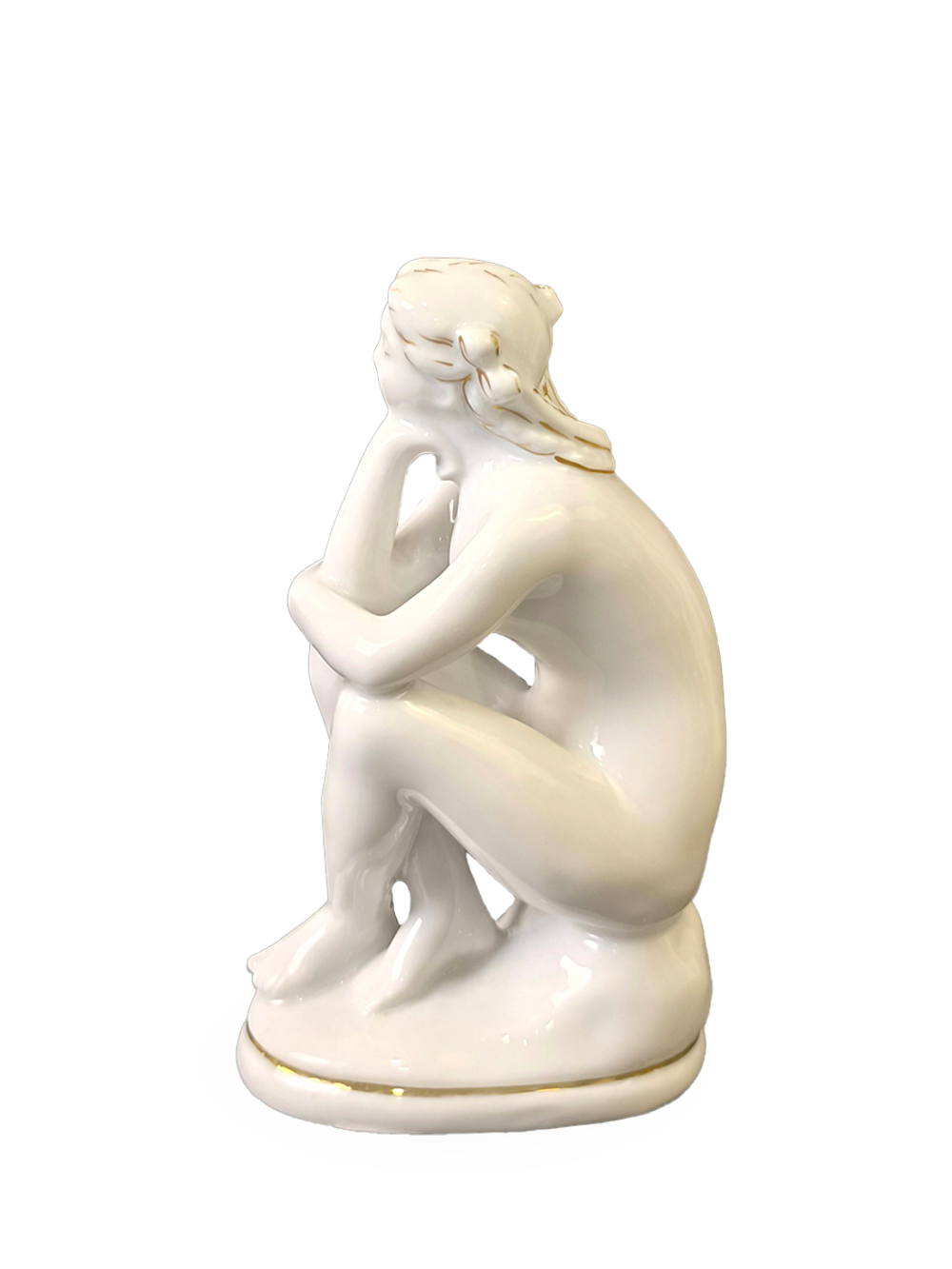 Фарфоровая Статуэтка "На пляже" ЛФЗ