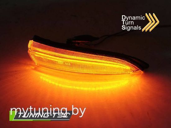 Повторители поворота FORD FIESTA MK7 13-16 SEQ LED WHITE