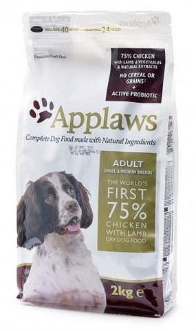 Applaws Dry Dog Lamb Small & Medium Breed Adult Беззерновой корм для взрослых собак маленьких и средних пород с курицей ягненком и овощами