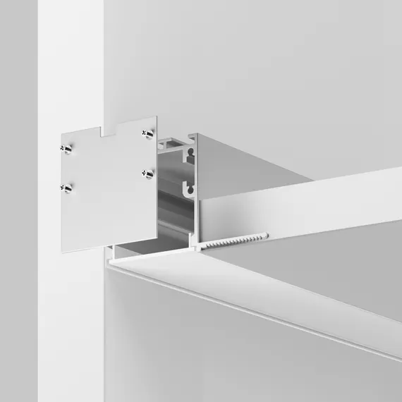 Комплект заглушек (для профиля 59x59) 2 шт., ALM-5959-EC 642058 Led Strip 642058