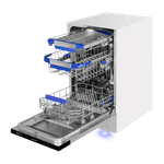 Посудомоечная машина с авто-открыванием MAUNFELD MLP45230 Light Beam Wi-Fi