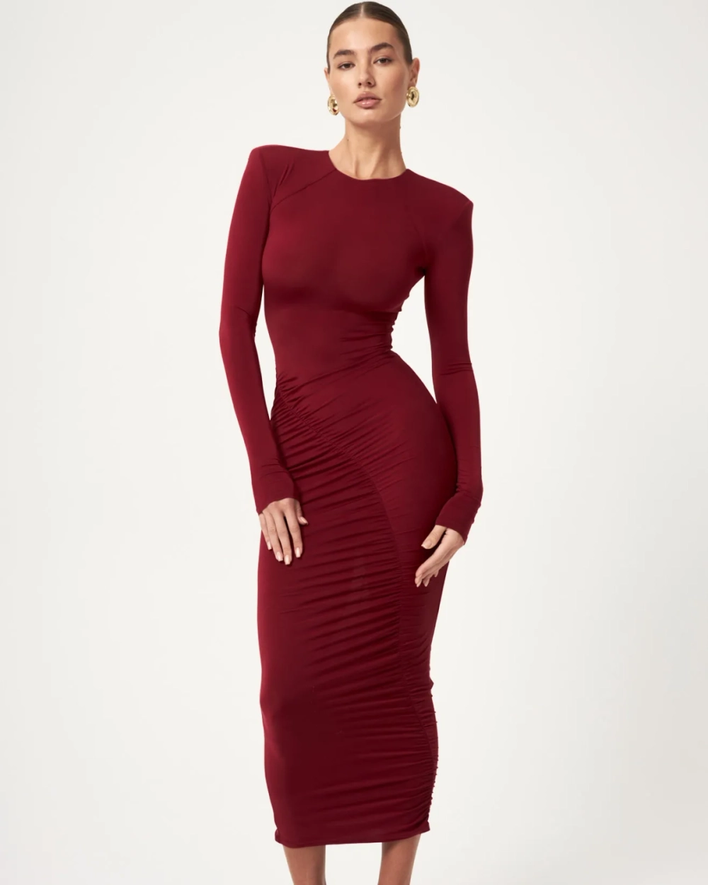 Платье Unique maxi, Бордовый