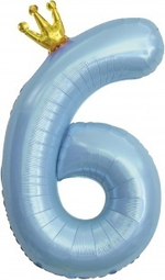 Цифра "6" (цвет на выбор) 1 шт
