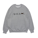 Свитшот "Бордер Колли - сердечный ритм"