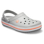 Сабо Crocs Crocband Light Grey/Bright Coral
