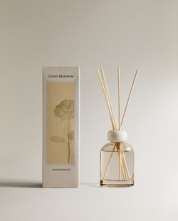 Zara Home Аромадиффузор Clean Blossom 120 мл, тростниковые палочки микадо, аромат цветочный, Розовый