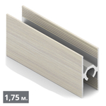 ЭКО Рамка средняя двери - центральный ригель (1,75 м) дуб дымчатый (ПВХ) (AE0452) Aristo (Out)