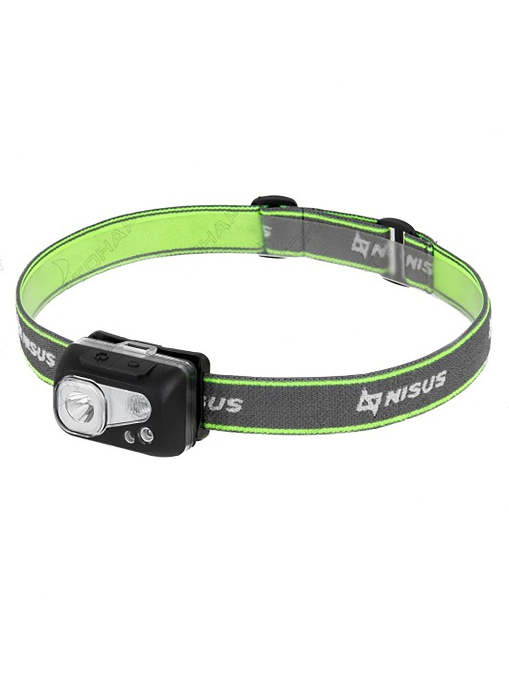 Фонарь налобный NISUS водонепроницаемый 300LM, IPX7, USB
