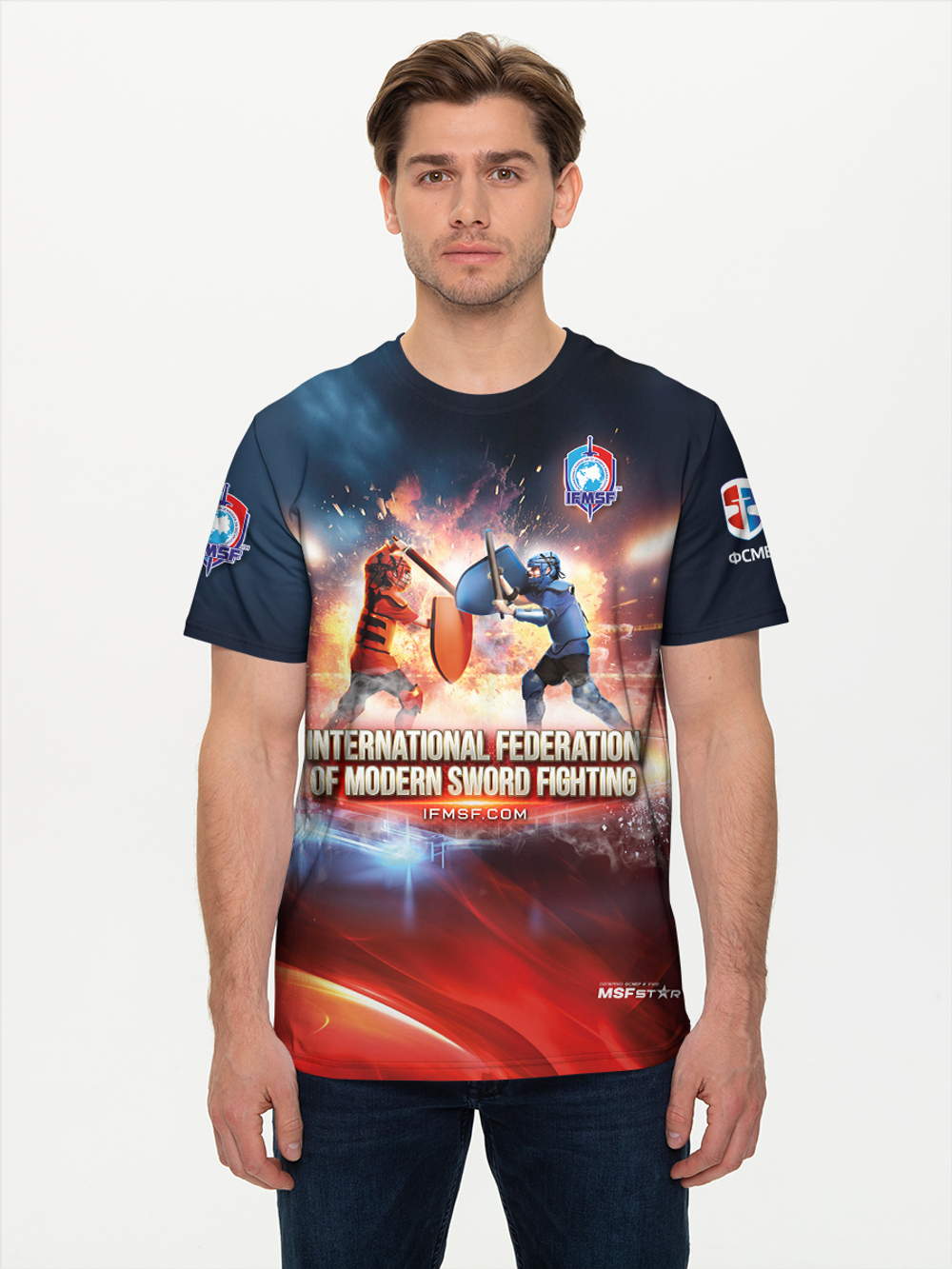 Футболка мужская хлопковая