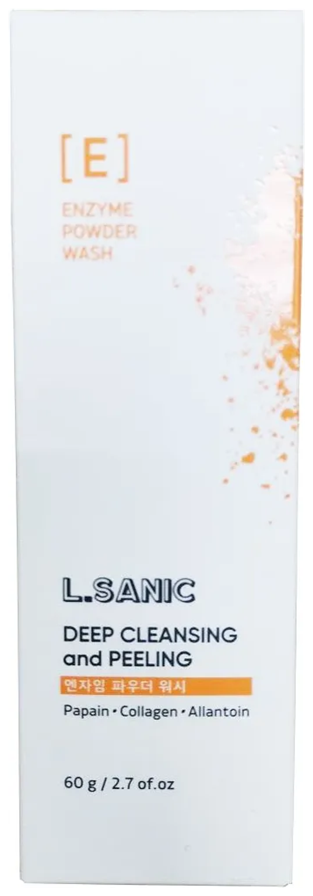 L.Sanic Энзимная пудра для глубокого очищения - Deep Cleansing and Peeling Enzyme Powder Wash, 60г