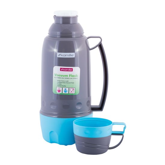 Термос 1,8 л. со стеклянной колбой Kamille KM 2081 пластиковый корпус