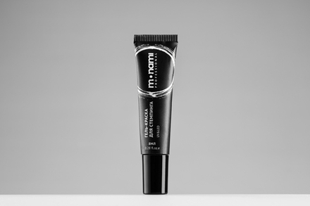 Гель-краска для стемпинга WHITE №1, 8 мл. MONAMI Белая (ТУБА без липкого слоя)