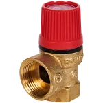 Клапан предохранительный ROMMER - 1/2", сброс 3/4" (ВР/ВР, Tmax 110°C, 2.5 бар)