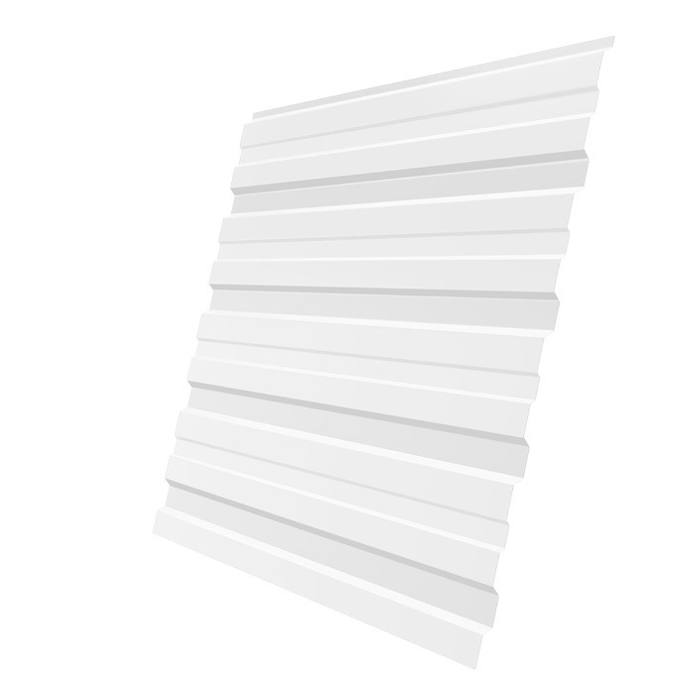 Профнастил С10 Grand Line Optima Satin 0,5 мм RAL 9003 сигнальный белый