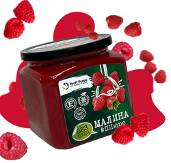 Пюре Малина без сахара замороженное 500 гр Proff Puree