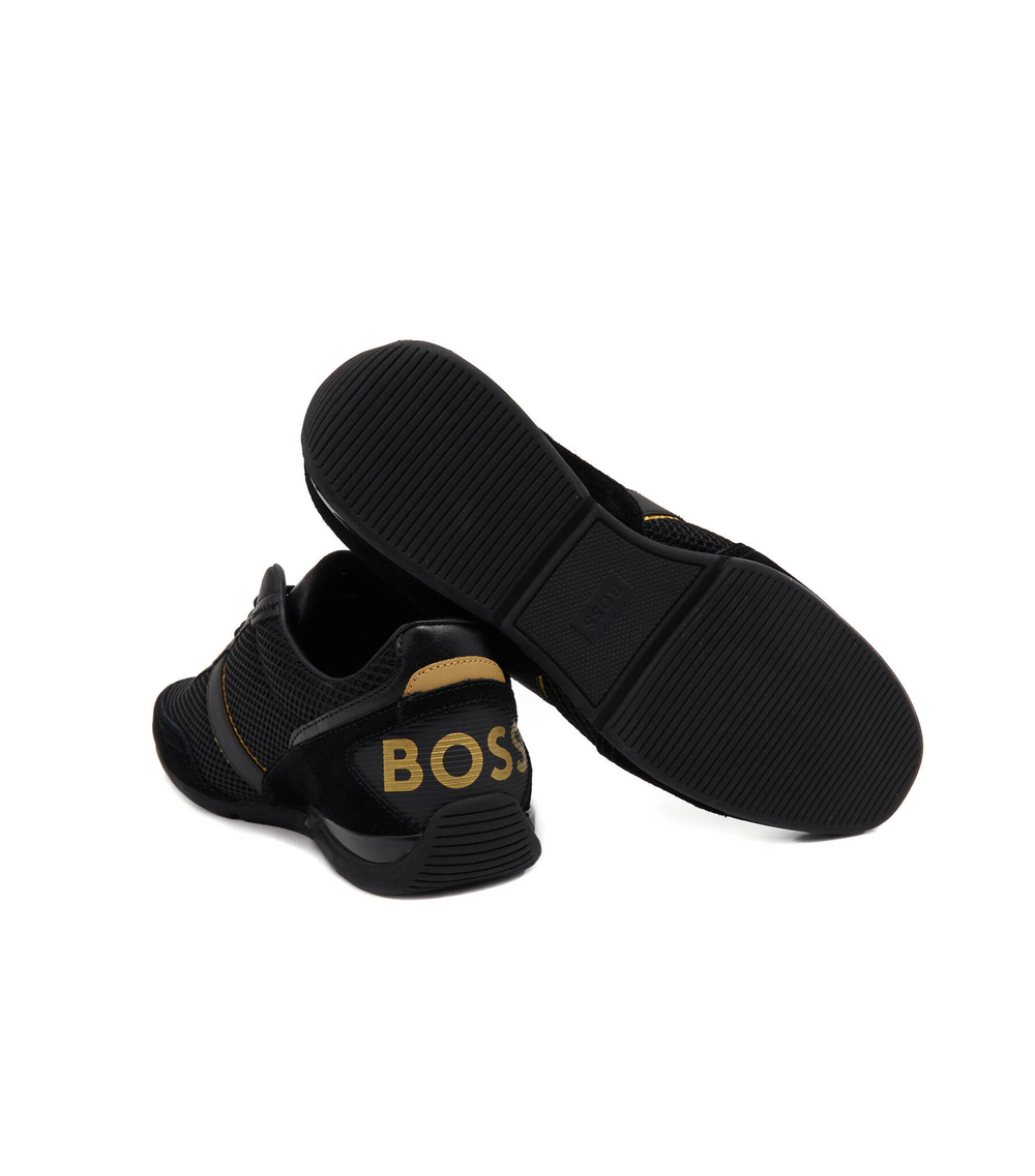 Кроссовки Saturn_Lowp_merb BOSS BLACK - черный(50493233)