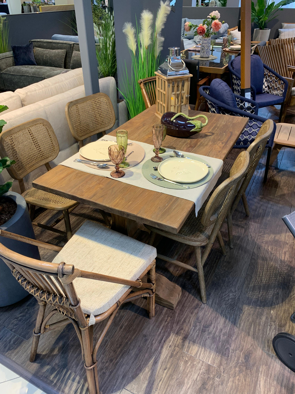 Стол ROOMERS Baluster 140 Rustic