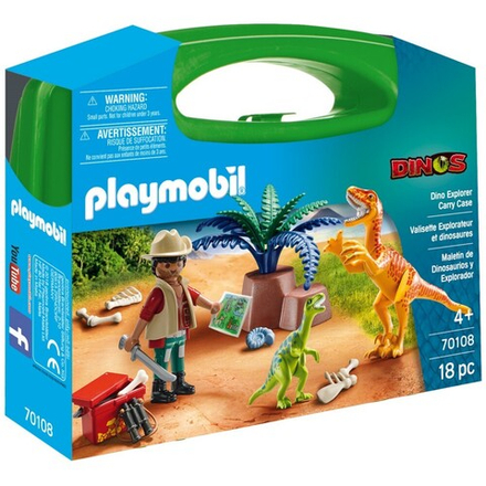 Playmobil - Ящик исследователя динозавров 70108 / артикул   70108  / GTIN 4008789701084