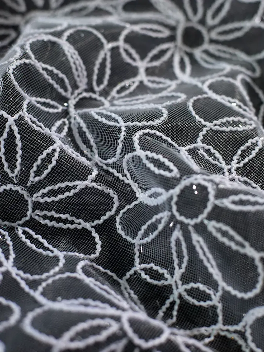 Тюль в спальню гостиную белый 300х250