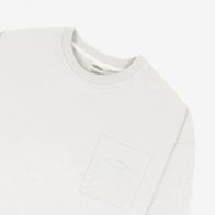 Лонгслив UNIFORM Relaxed Pocket, молочный