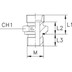 Штуцер FE DLL04 M8x1 (корпус)