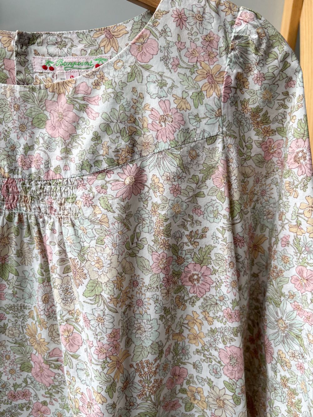 Хлопковая блузка Bonpoint, 128