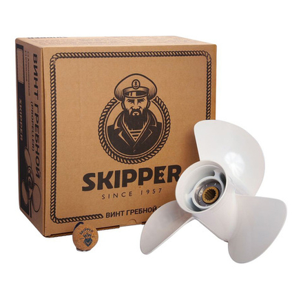 Винт гребной Skipper для Yamaha 60-140, диаметр 13 1/4" (алюминиевый, лопастей - 3, шаг 17")