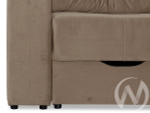 Диван прямой Спинер (МД) GROUND 02 (какао)