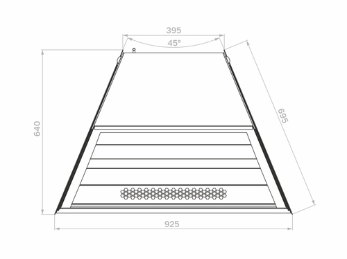 Кондитерская витрина Carboma K70 VV-3 STANDARD (версия 2.0) (Flandria 2)